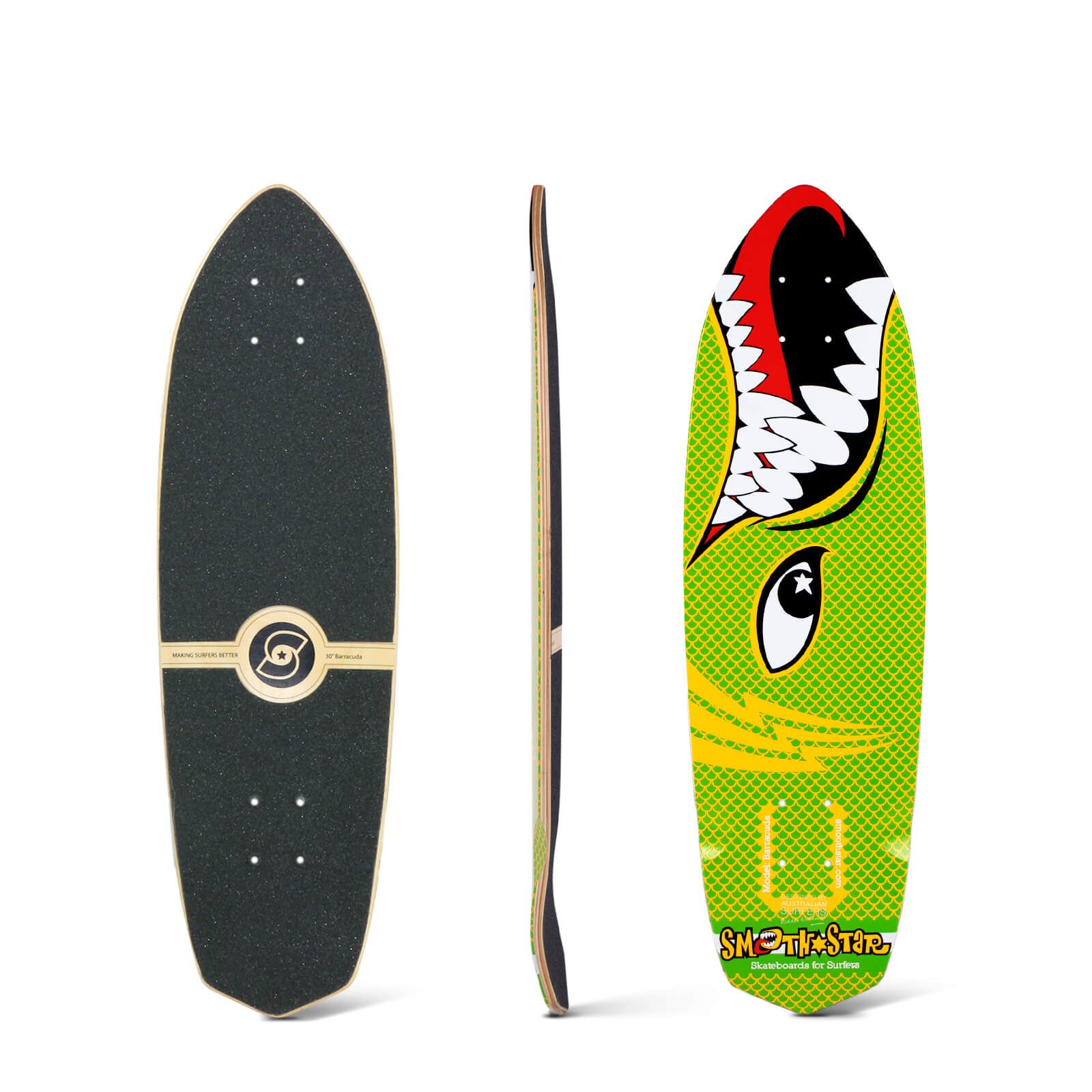 30″ Barracuda (Green/Yellow) Deck